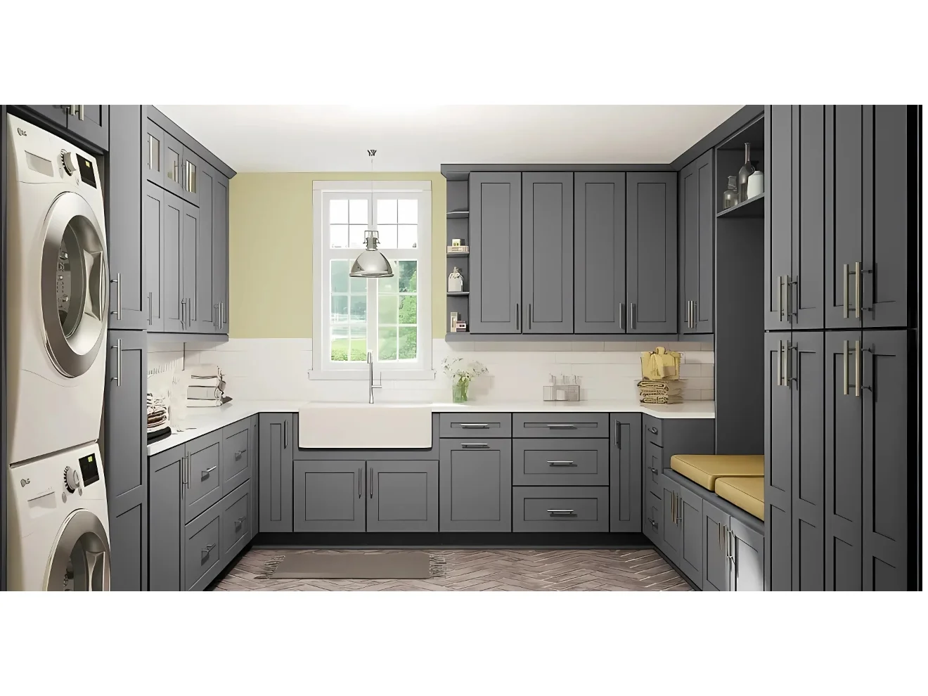 Grey Shaker Wide
